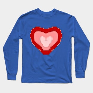 pixel heart Long Sleeve T-Shirt